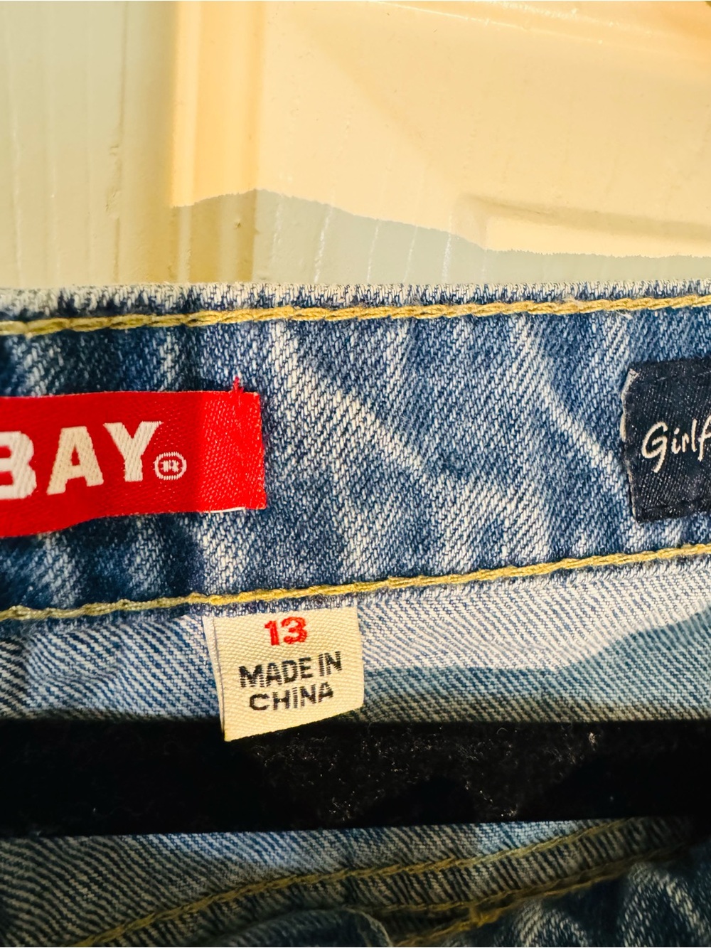 UnionBay Light Blue Distressed Girlfriend Jeans Size 13 - Picture 6 of 10